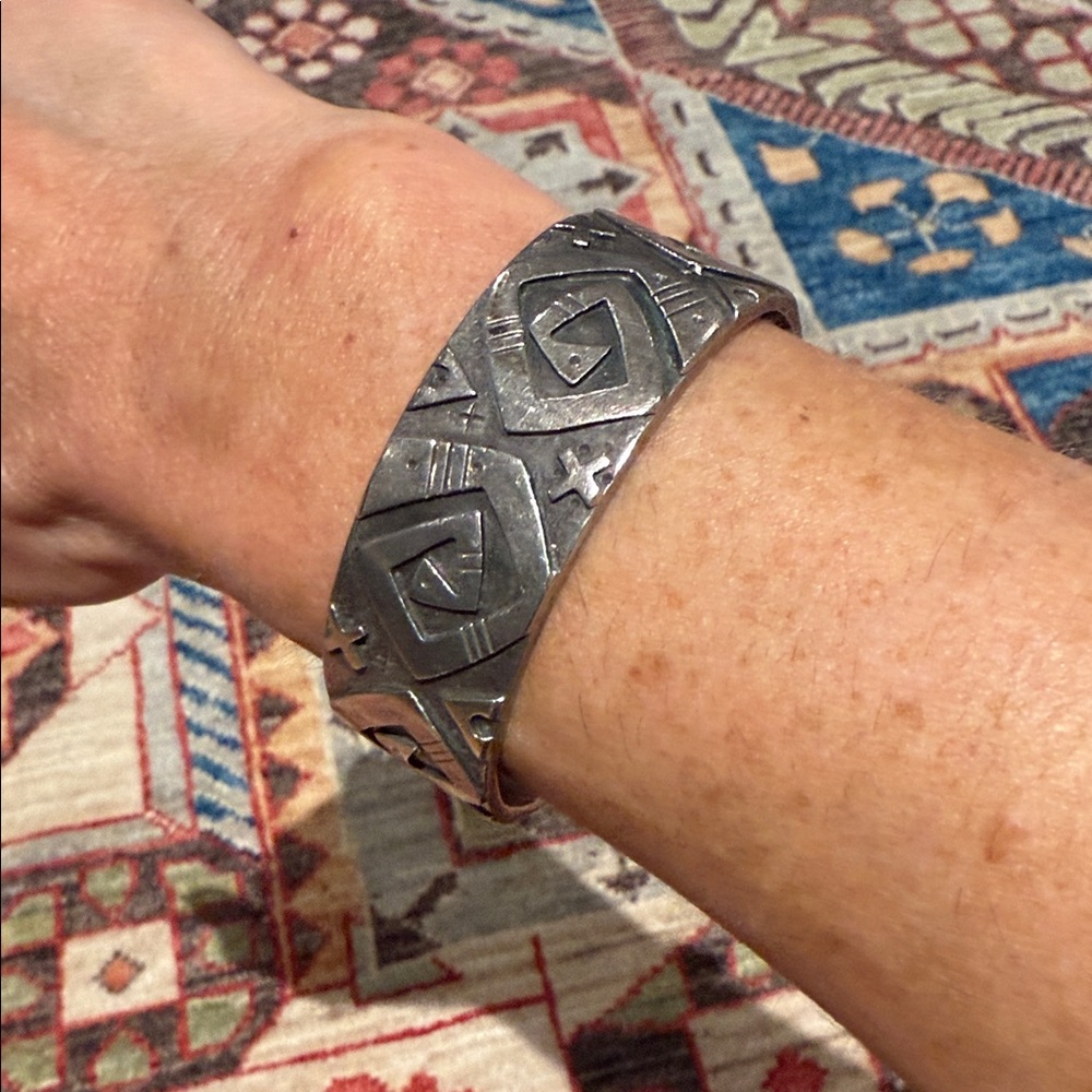 Kee Yazzie Silver Bracelet